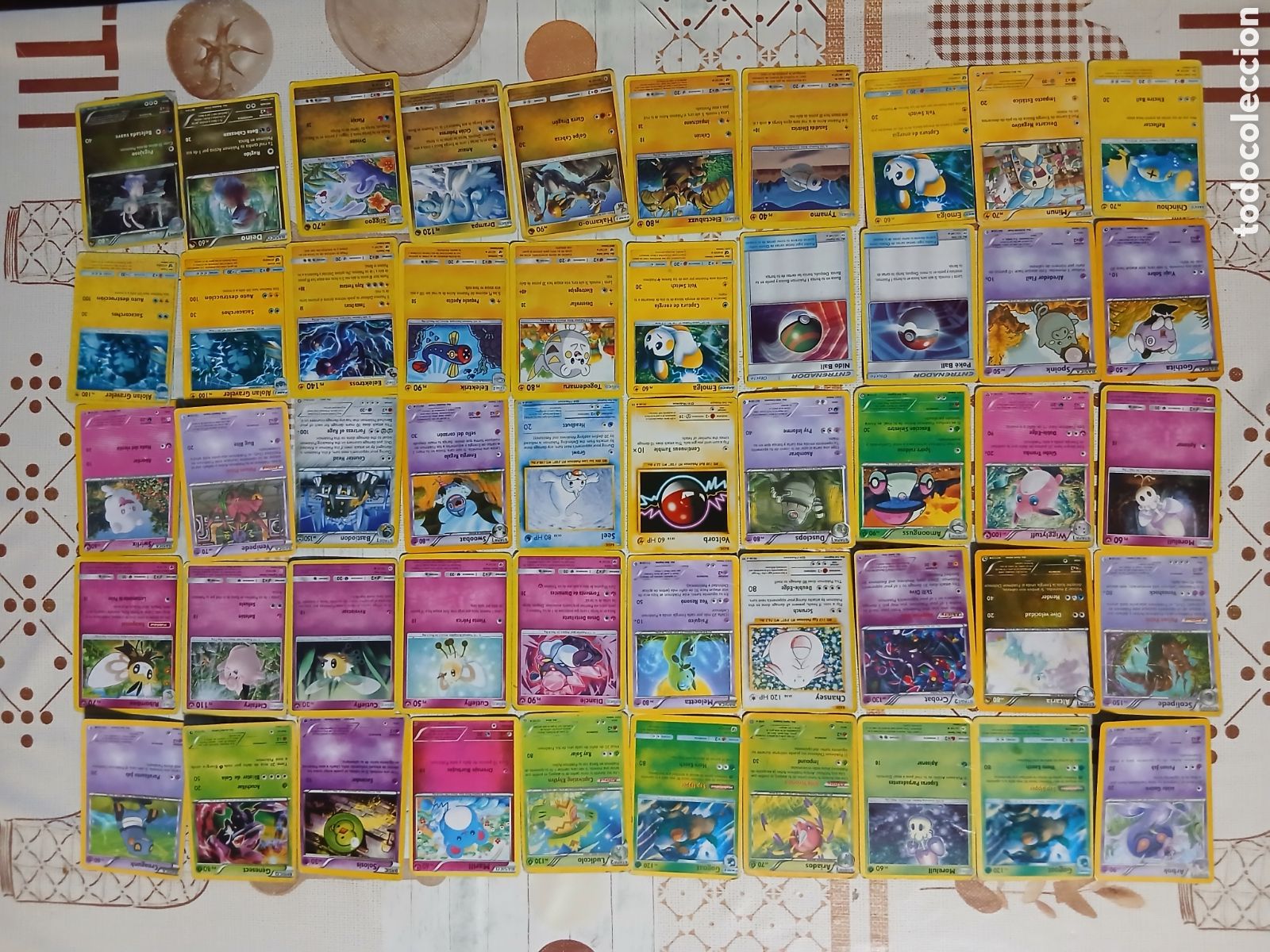 Coleccionismo Cromos antiguos: 50 Cartas/Cromos Pok&eacute;mon (Nintendo)