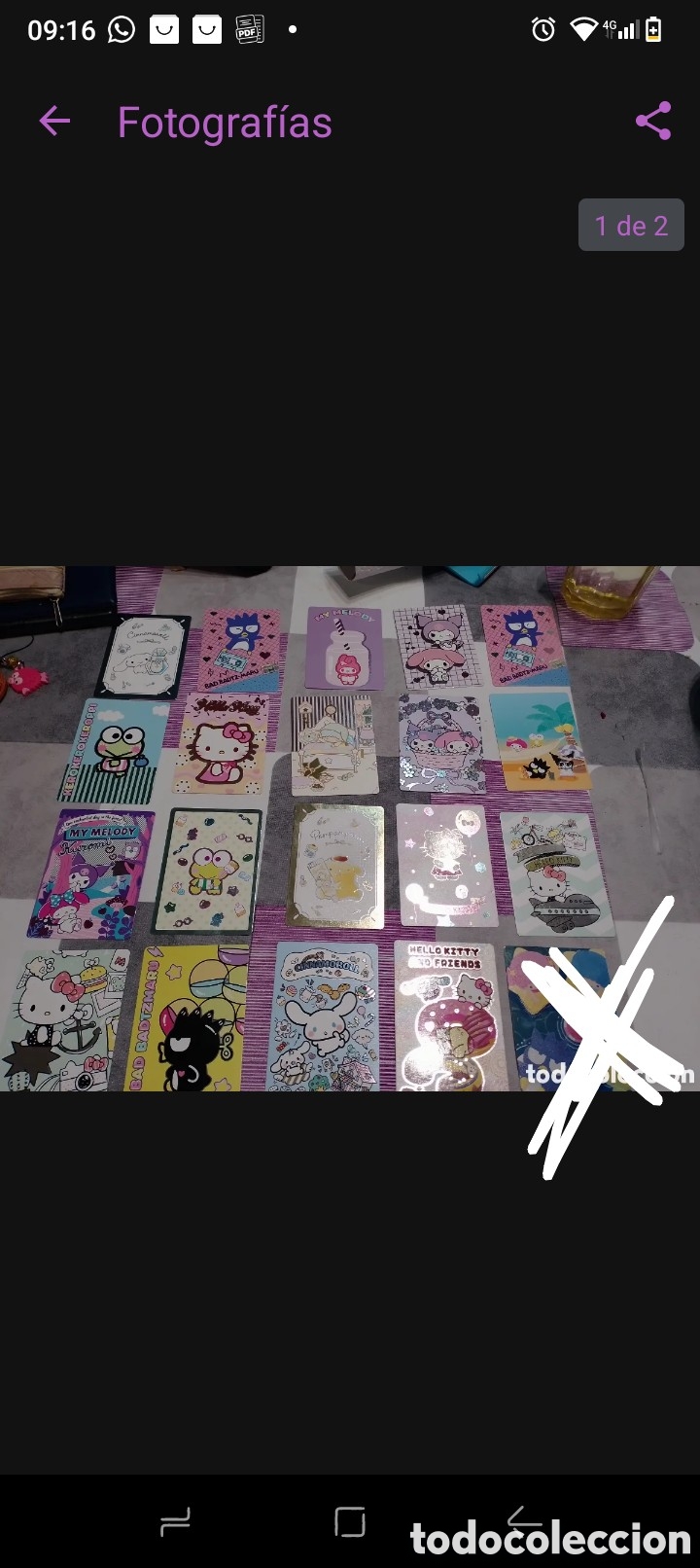 Coleccionismo Cromos antiguos: hello kitty and friends