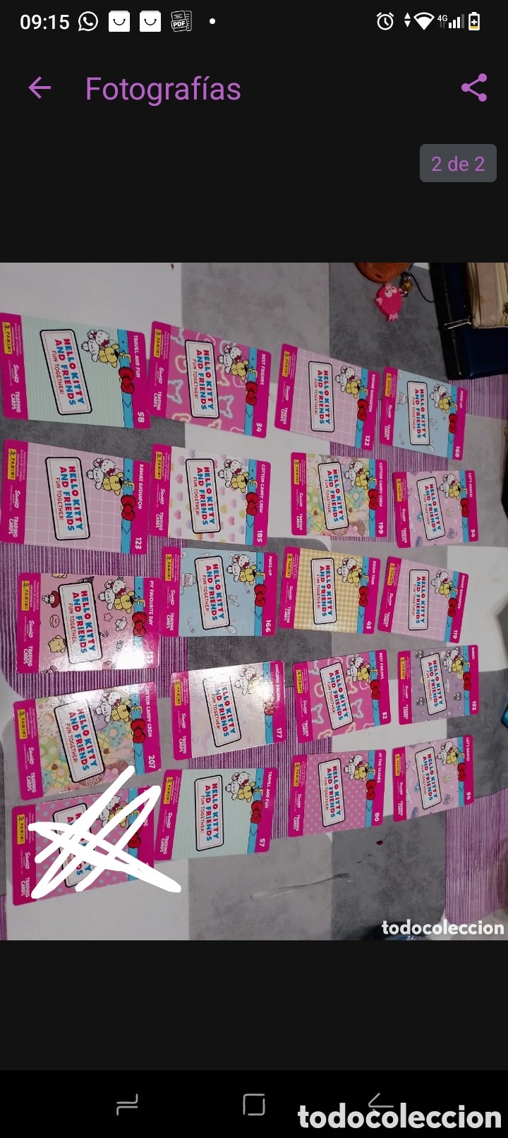 Coleccionismo cromos antiguos: hello kitty and friends - Foto 2