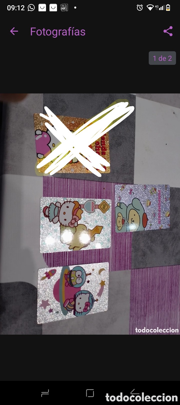 Coleccionismo cromos antiguos: hello kitty and friends - Foto 2