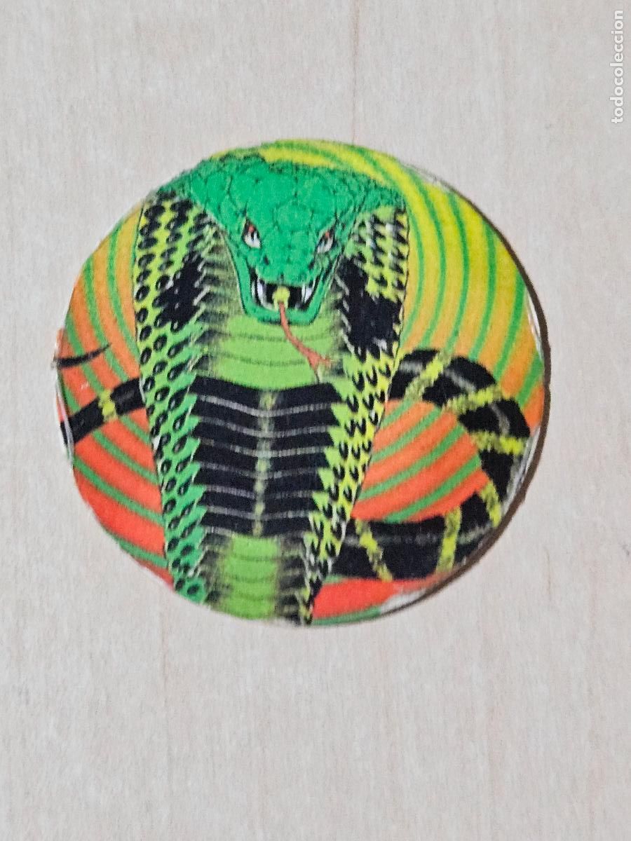 Coleccionismo cromos antiguos: TAZO N &ordm; 14 EL AUT&Eacute;NTICO POGS DE SYCH SNACKS SYCHITOS - Foto 1