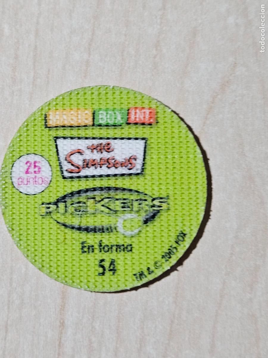 Coleccionismo cromos antiguos: N&ordm; 54 - THE SIMPSONS PICKERS - MAGIC BOX INT. - Foto 2