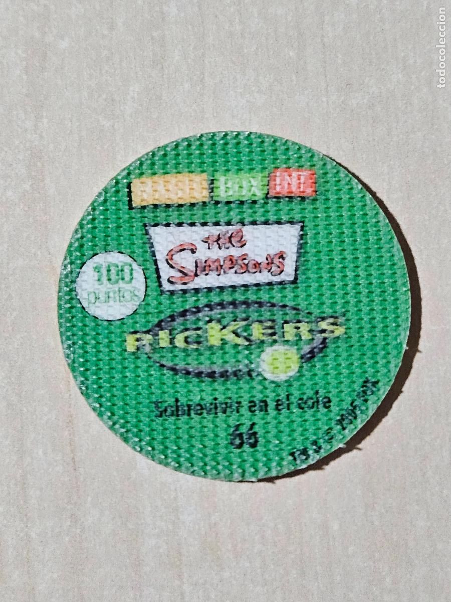 Coleccionismo cromos antiguos: N&ordm; 66 - THE SIMPSONS PICKERS - MAGIC BOX INT. - Foto 2