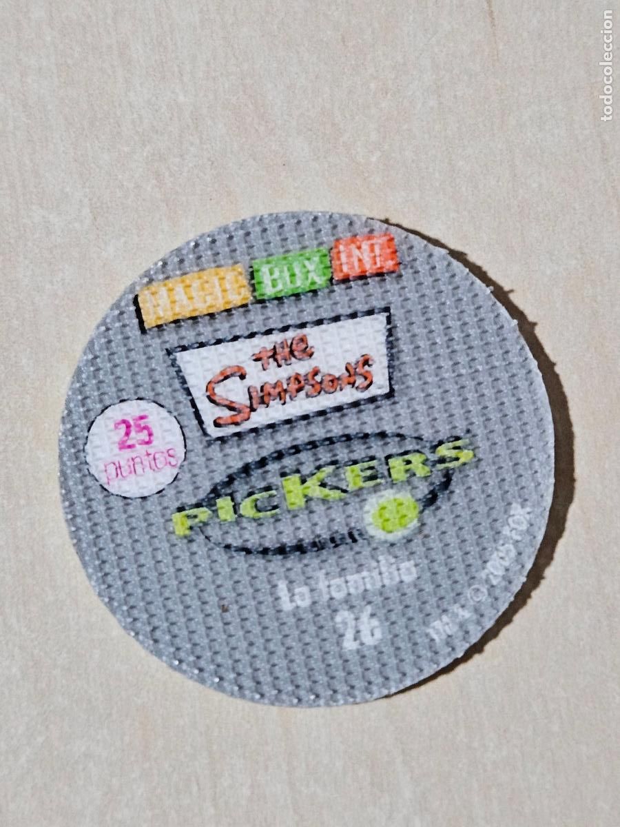 Coleccionismo cromos antiguos: N&ordm; 26 - THE SIMPSONS PICKERS - MAGIC BOX INT. - Foto 2