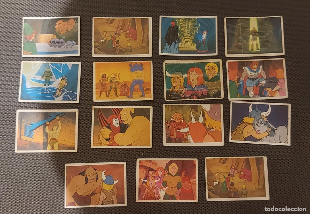 Coleccionismo cromos antiguos: Cromos Dragones y Mazmorras. A&ntilde;o 1985
