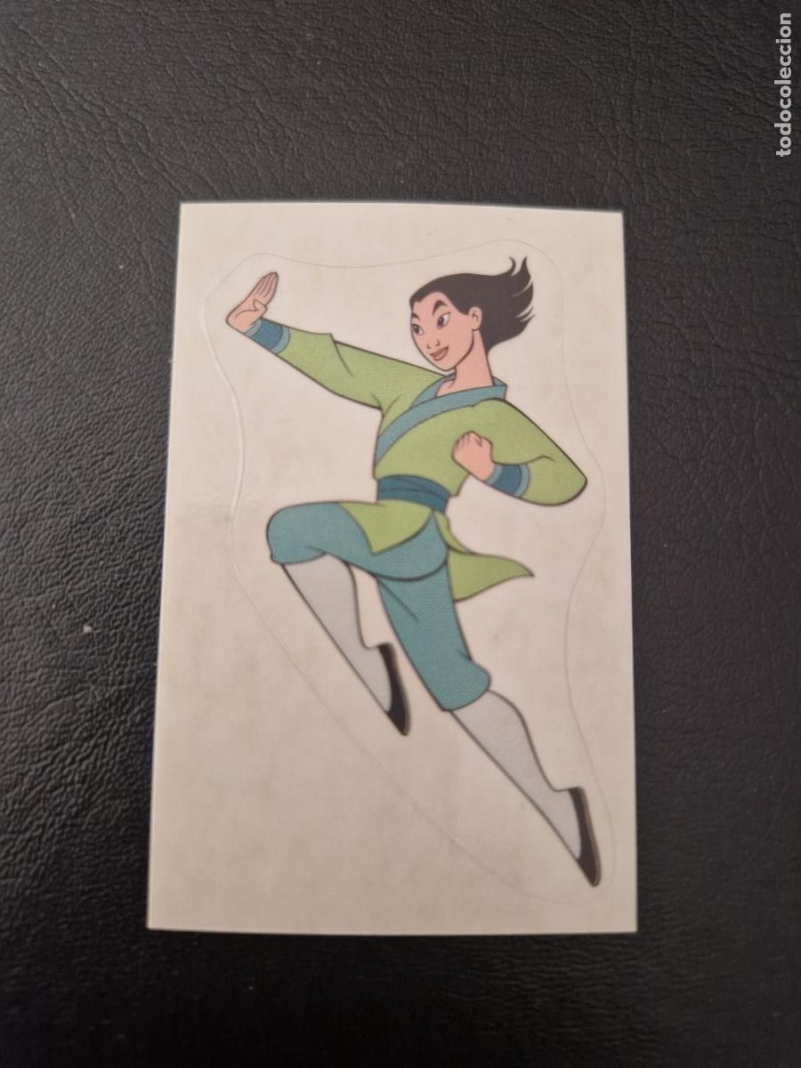 Coleccionismo Cromos antiguos: Cromo especial n&deg; 137 Mulan Panini 1998 Nuevo