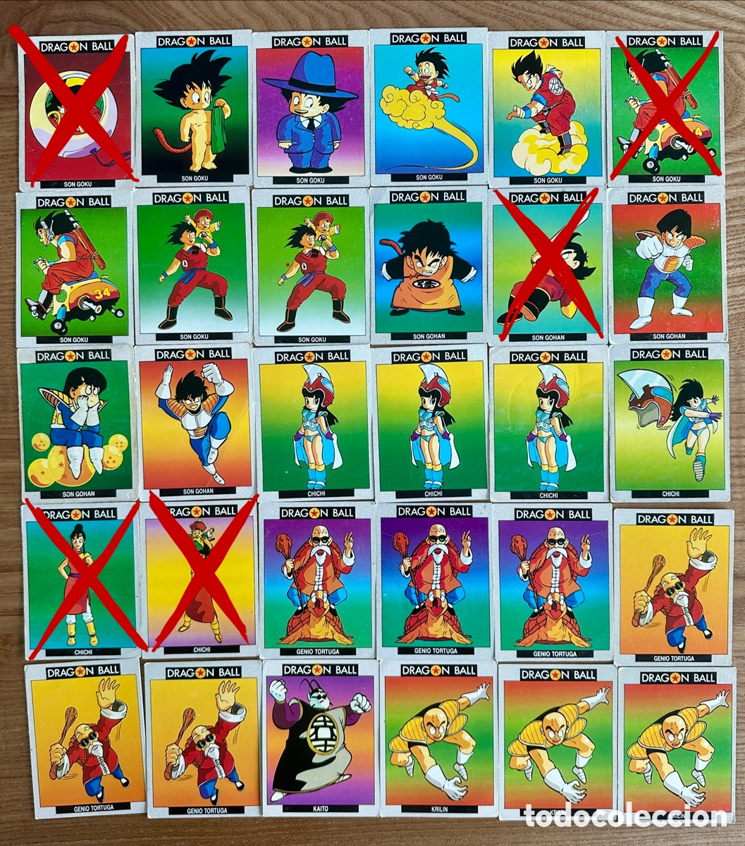 Colecionismo Cromos antigos: Cartas/Cromos Dragon Ball Colecci&oacute;n 140