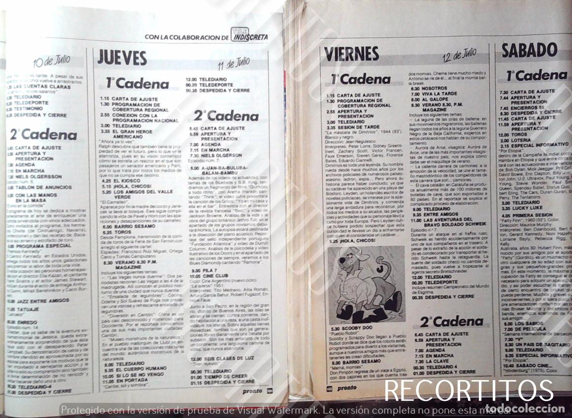 Coleccionismo cromos antiguos: SCOOBY DOO SCOBY HANNA BARBERA PROGRAMACION DE TVE - Foto 1
