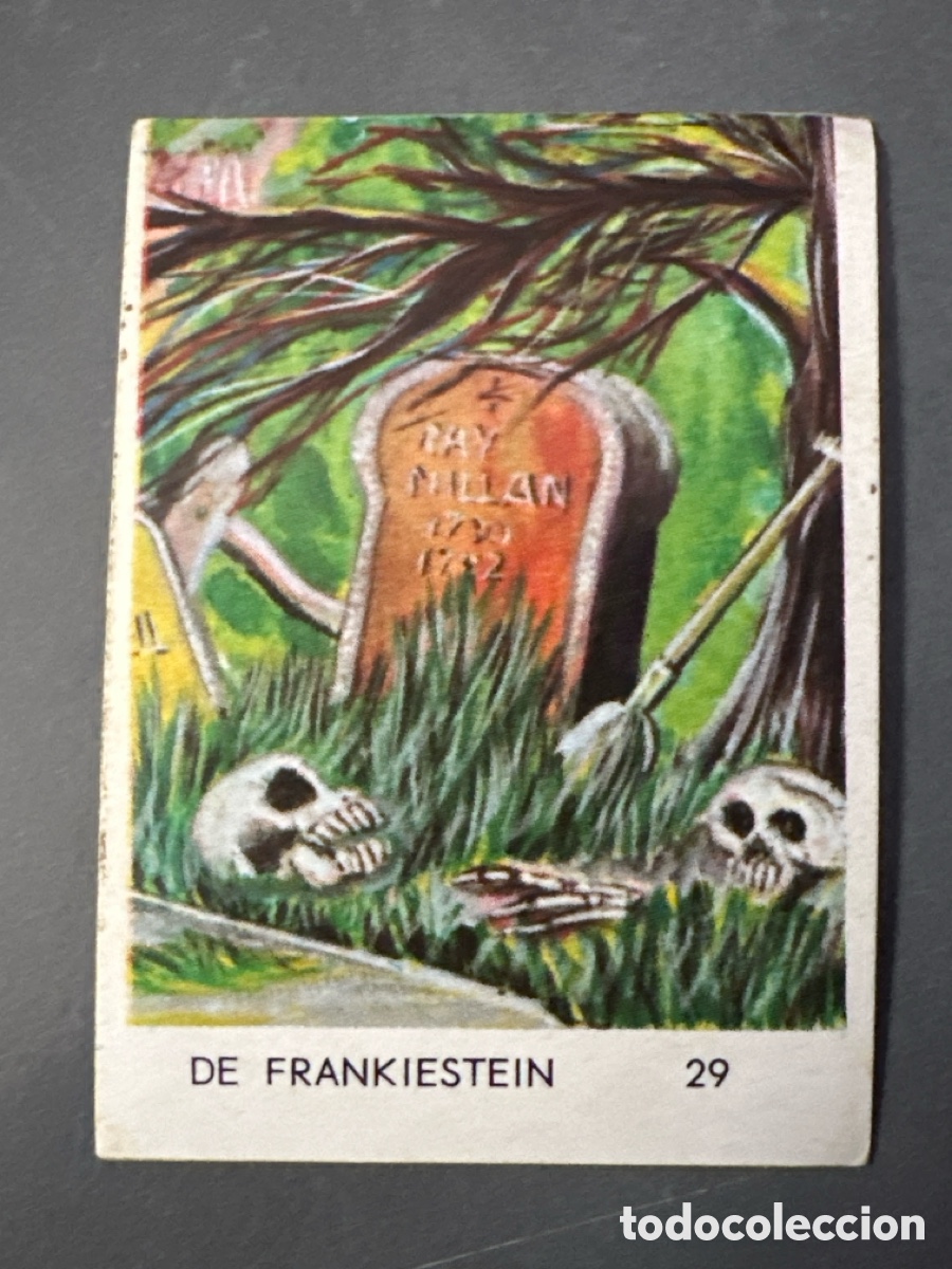 Coleccionismo Cromos antiguos: CROMO CARNAVAL DE MONSTRUOS N&Uacute;M 29 FRANKIESTEIN. SIN PEGAR NUNCA PEGADO