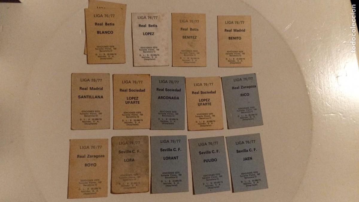 Coleccionismo cromos antiguos: CROMOS TEMPORADA 76/77 EDICIONES ESTE - Foto 4
