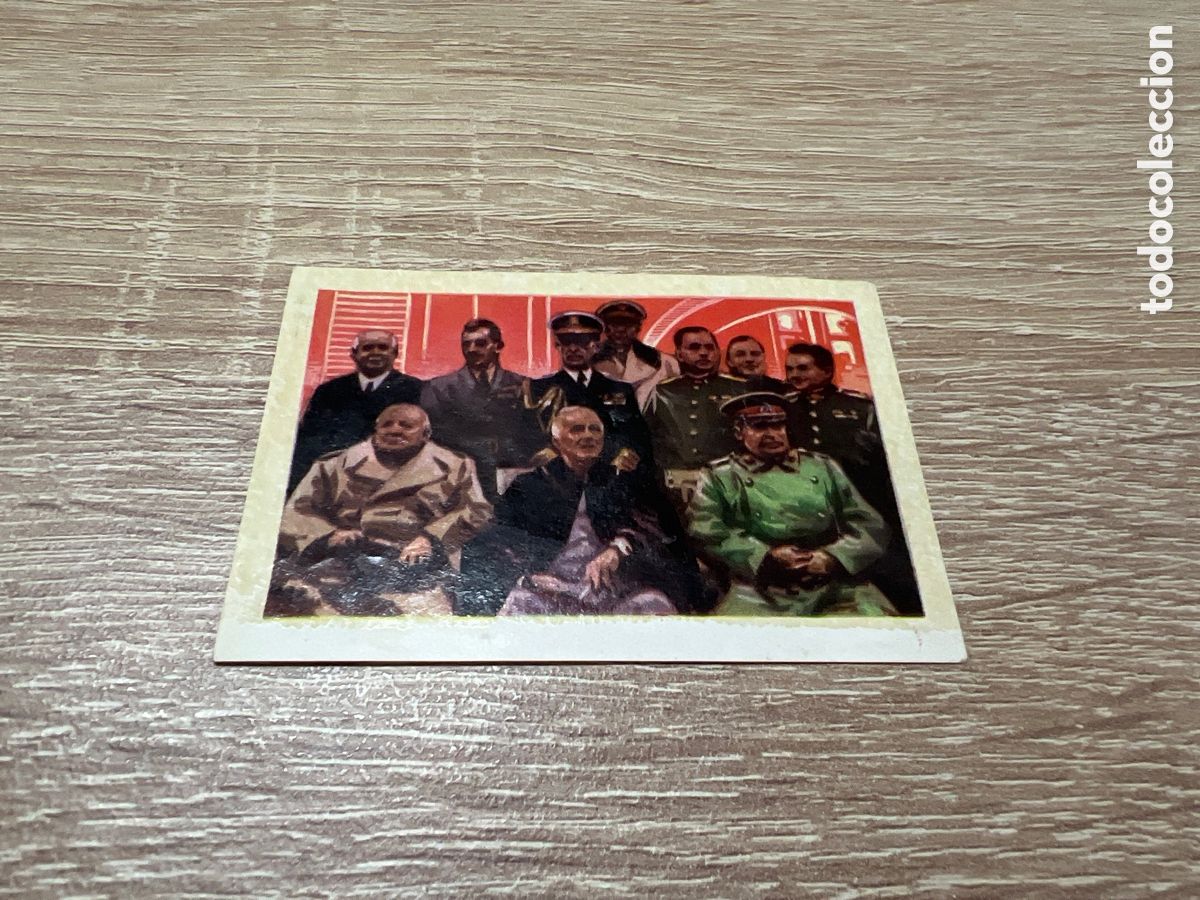 Sammeln alte Sammelbilder: 1963 CHURCHILL ROOSEVELT STALIN N&ordm; 87 CHOCOLATES SIMON DESPEGADO