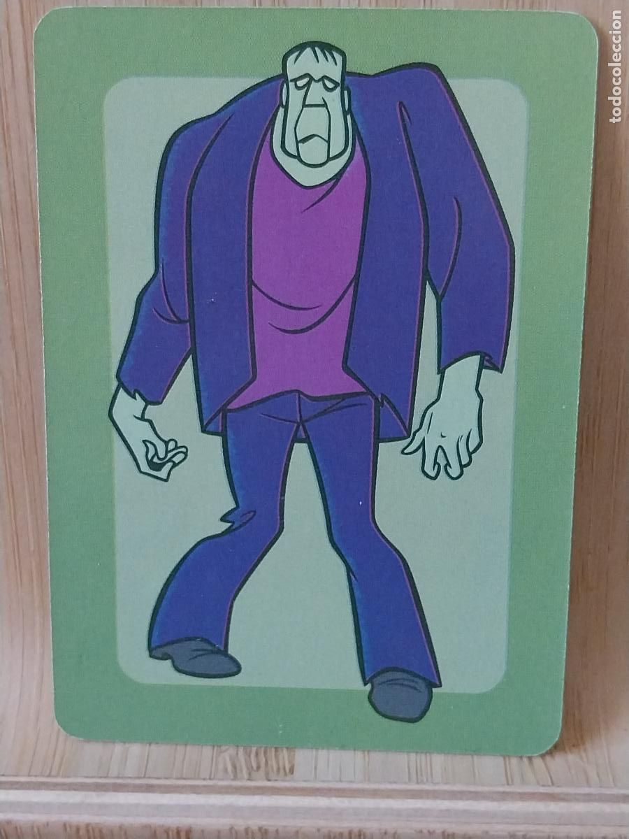 Colecionismo Cromos antigos: SCOOBY DOO FRANKENSTEIN CROMO TARJETA HANNA BARBERA 7X5CMS ******