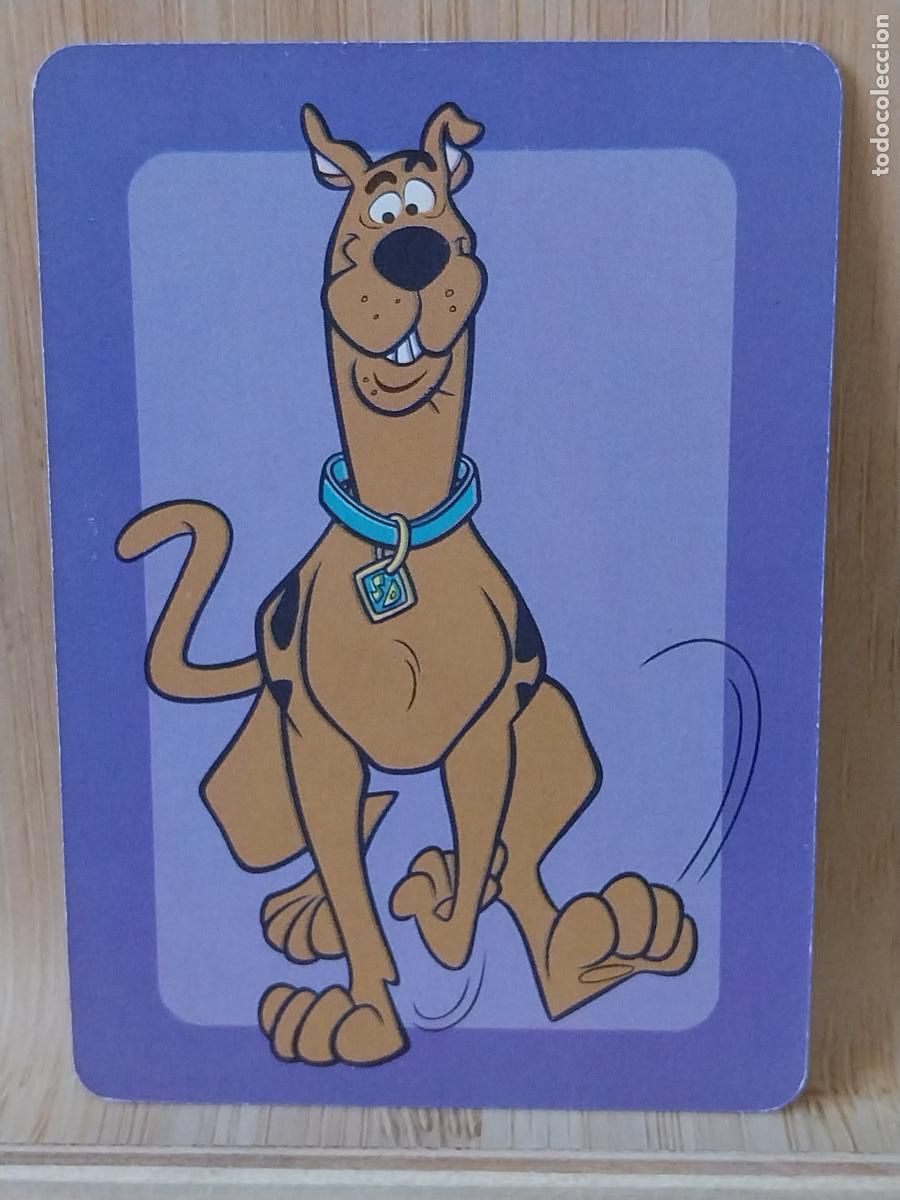 Colecionismo Cromos antigos: SCOOBY DOO CROMO TARJETA HANNA BARBERA 7X5CMS **