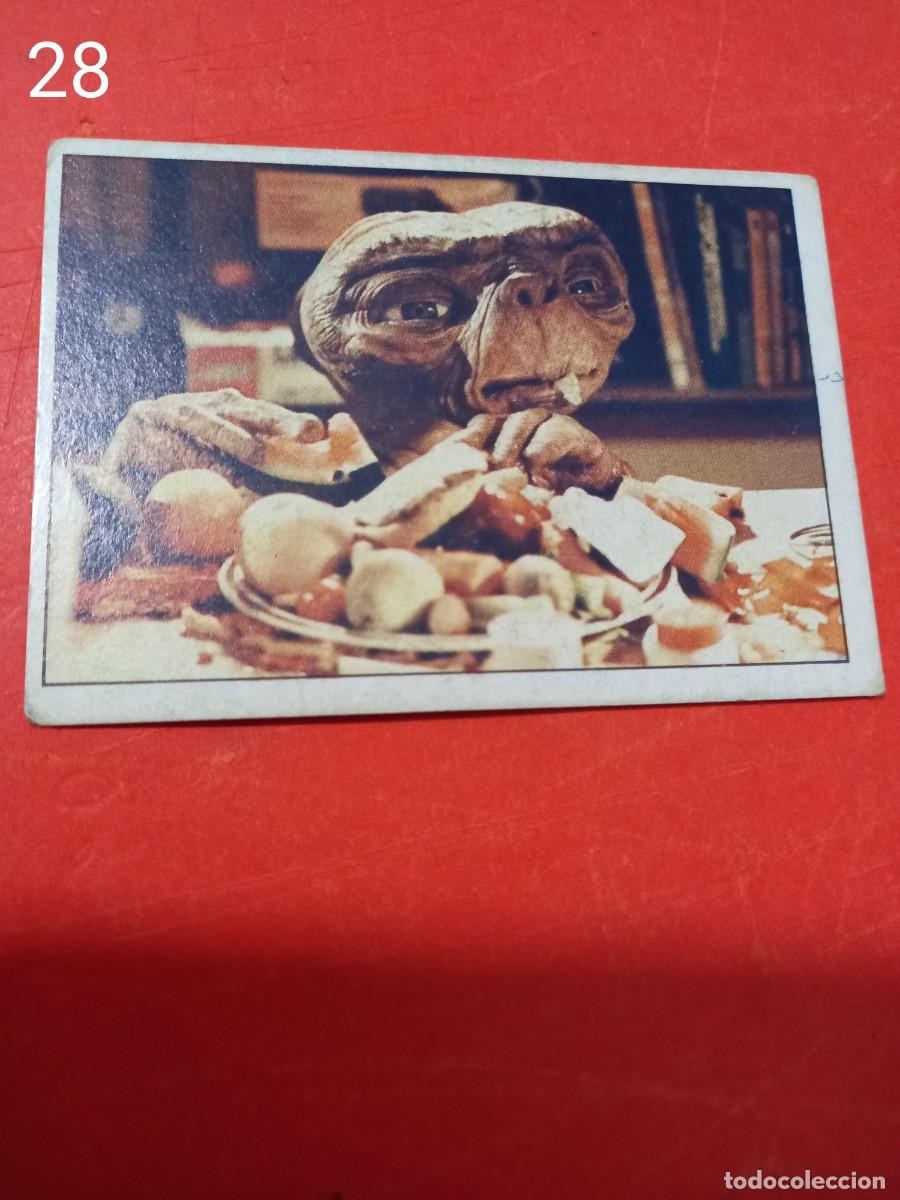 Coleccionismo cromos antiguos: Cromo n.28 E.T. El extraterrestre (sin pegar) - Foto 1