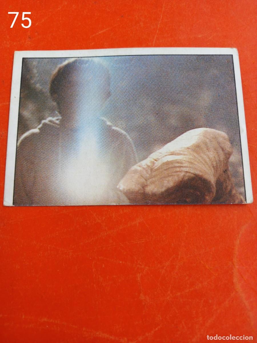 Coleccionismo cromos antiguos: Cromo n.75 E.T. El extraterrestre (sin pegar) - Foto 1