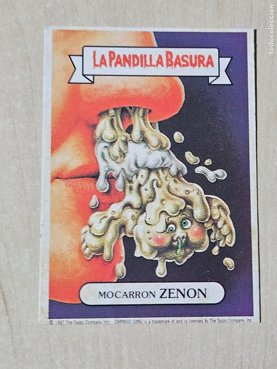 Coleccionismo Cromos antiguos: N&ordm; 54 CROMO LA PANDILLA BASURA - SUPER POP - MOCARRON ZENON - SIN PEGAR