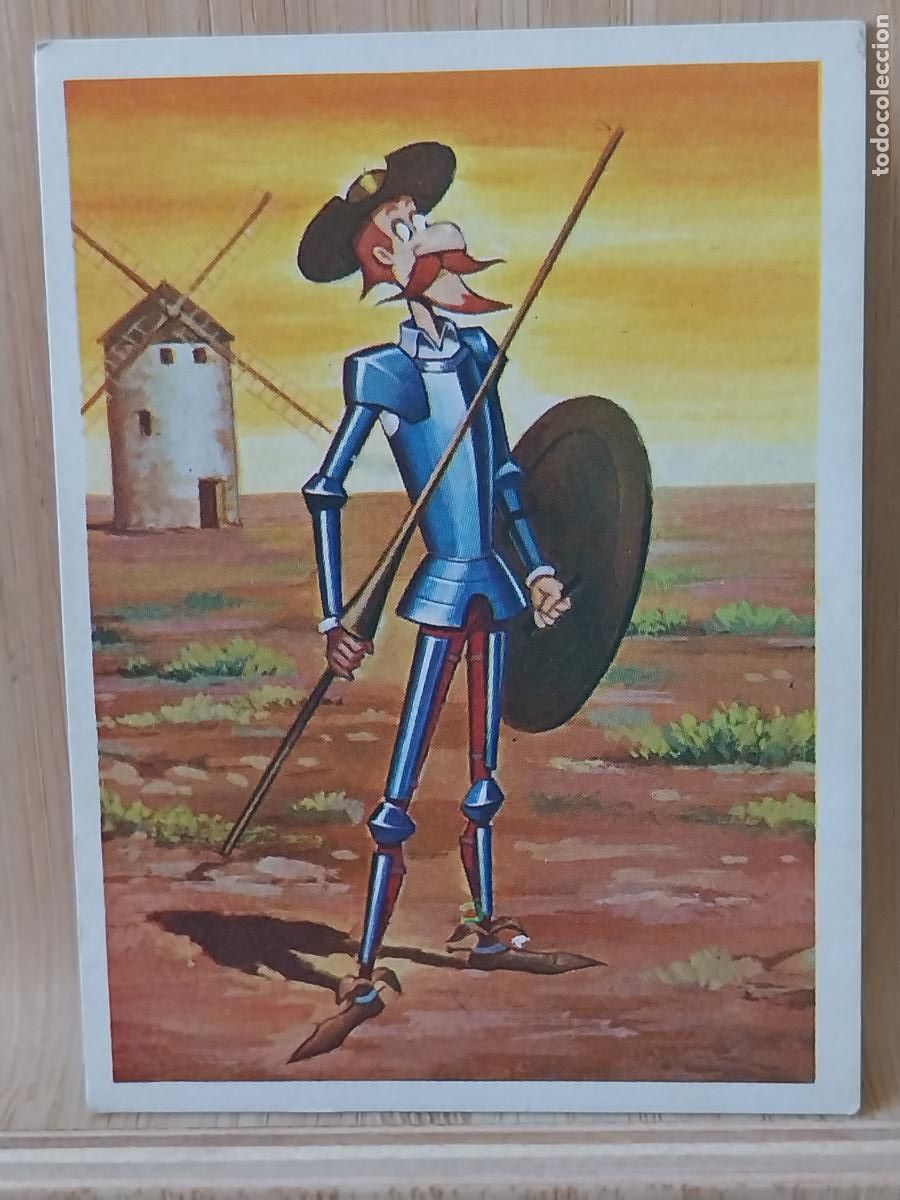 Coleccionismo Cromos antiguos: QUIJOTE A&Ntilde;O 1981 FESTIVAL PACOSA DOS CROMO 163 SIN PEGAR NUNCA ORIGINAL VINTAGE *-