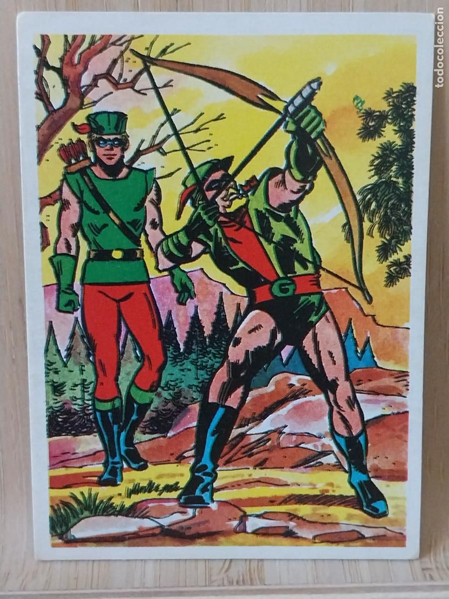 Coleccionismo Cromos antiguos: FLECHA VERDE Y SPEEDY A&Ntilde;O 1981 FESTIVAL PACOSA DOS CROMO SIN PEGAR NUNCA * ORIGINAL *