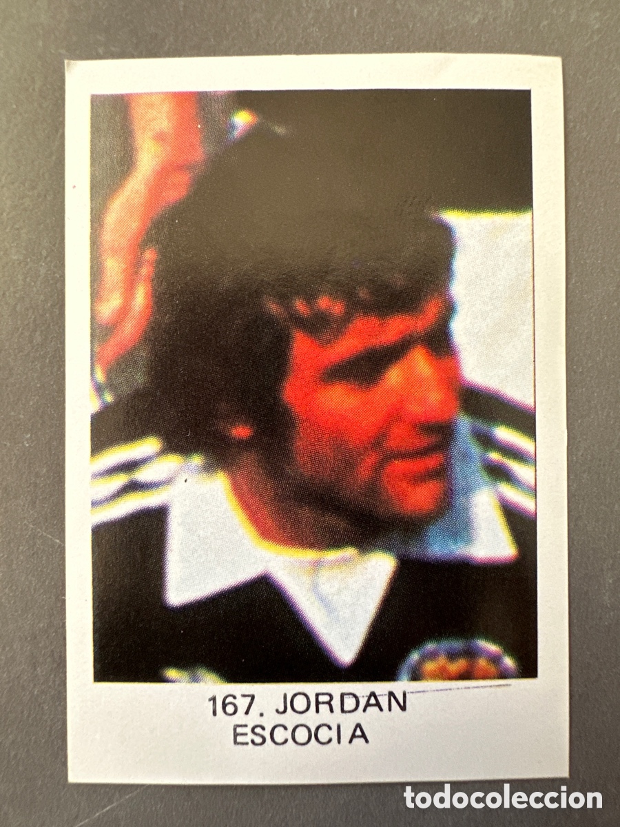 Coleccionismo Cromos antiguos: CROMO VENLICO ASES DEL MUNDIAL 82 JORDAN ESCOCIA. SIN PEGAR NUNCA PEGADO