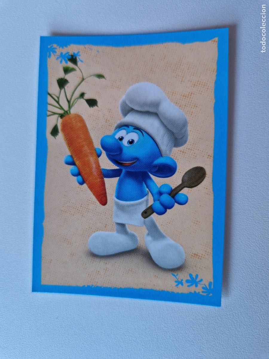 Coleccionismo Cromos antiguos: Cromo n&deg; 116 Los Pitufos. Un mundo m&aacute;gico todo de Azul . PANINI 2024