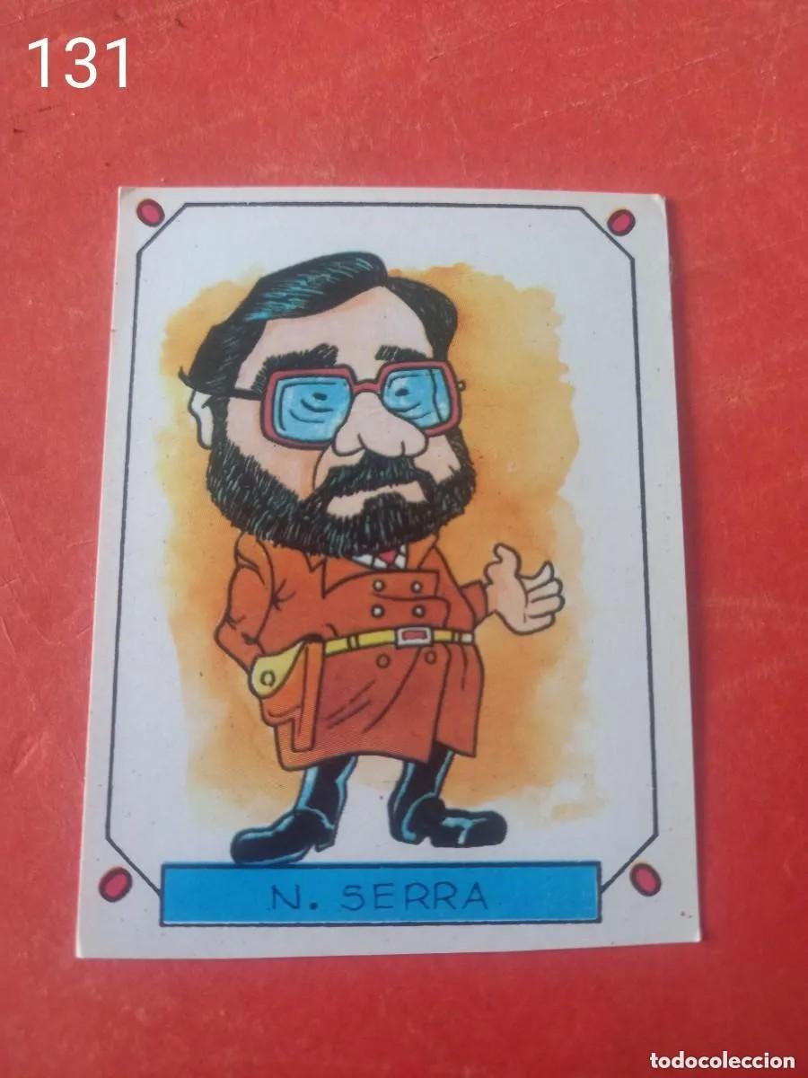 Collectable Antique Stickers: Cromo n.131 para album caricaturas 22 sin pegar