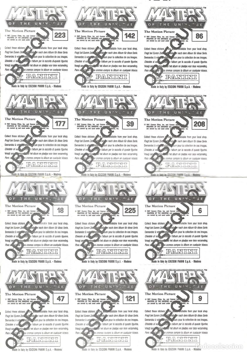 Coleccionismo cromos antiguos: TP Y PANINI -- MASTERS DEL UNIVERSO - Foto 2