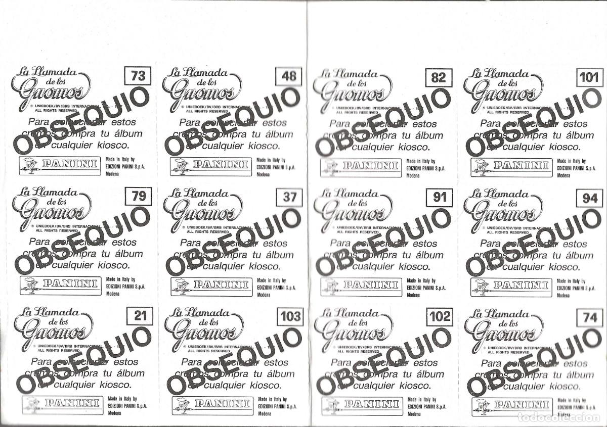 Coleccionismo cromos antiguos: TP Y PANINI -- LA LLAMADA DE LOS GNOMOS - Foto 2