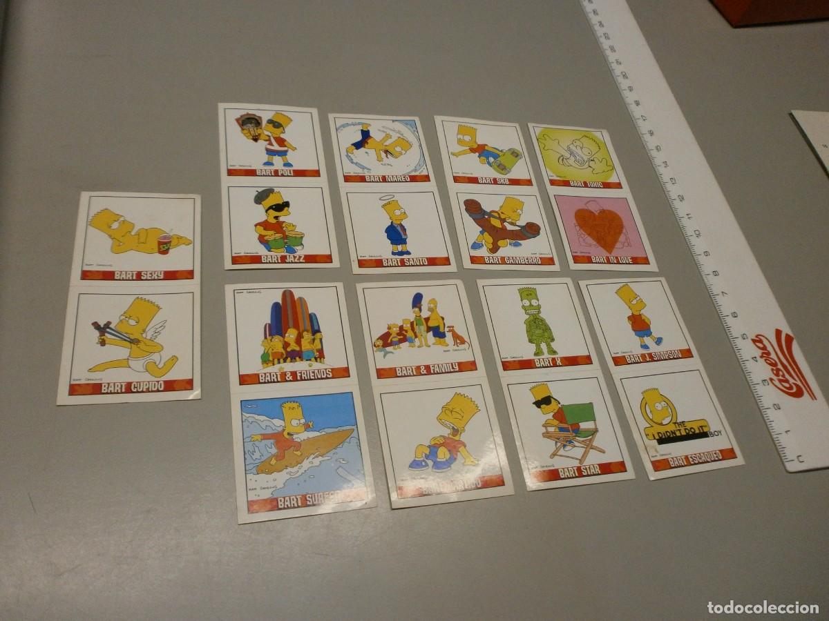Coleccionismo cromos antiguos: lote de cromos matutano los simpson - Foto 1