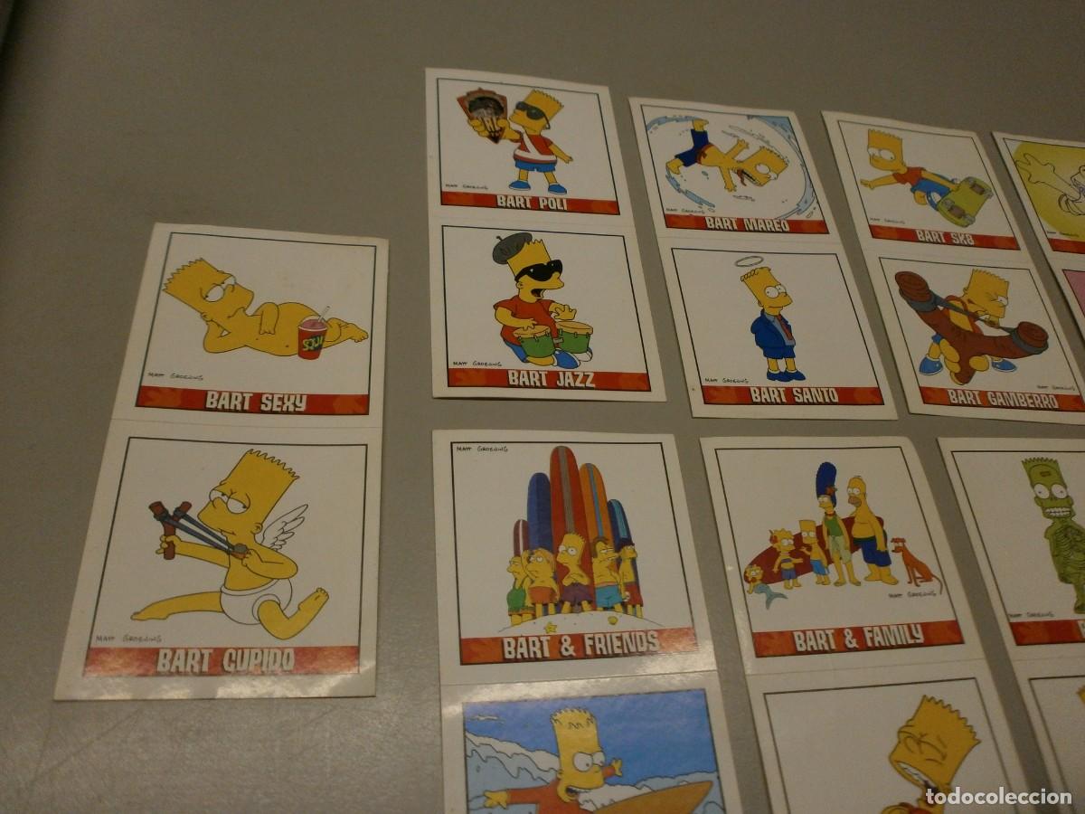 Coleccionismo cromos antiguos: lote de cromos matutano los simpson - Foto 2