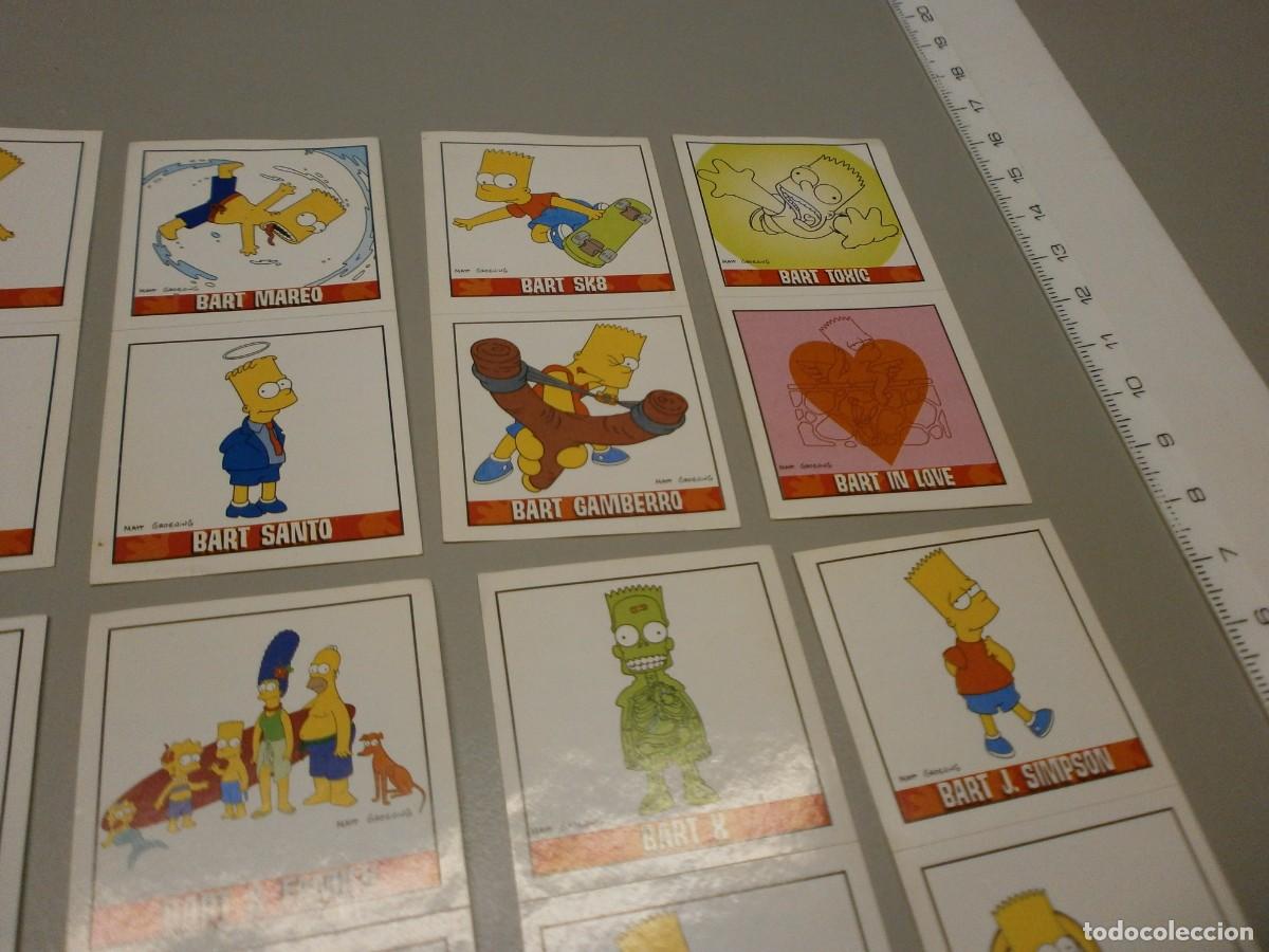Coleccionismo cromos antiguos: lote de cromos matutano los simpson - Foto 3