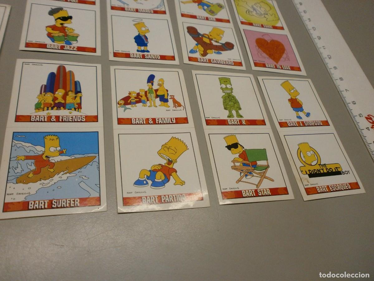 Coleccionismo cromos antiguos: lote de cromos matutano los simpson - Foto 4