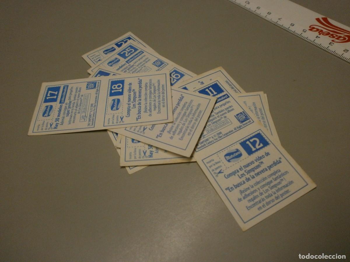 Coleccionismo cromos antiguos: lote de cromos matutano los simpson - Foto 5