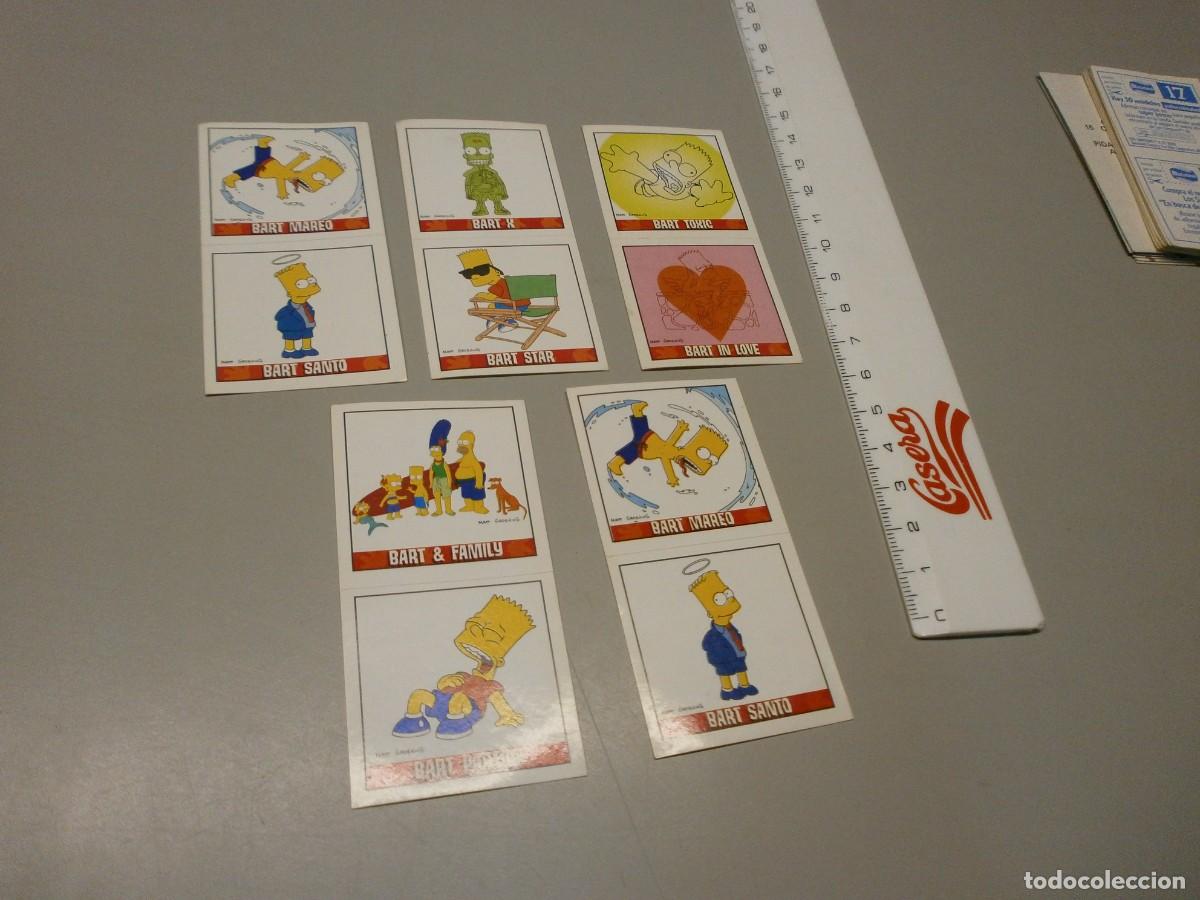 Coleccionismo cromos antiguos: lote de cromos matutano los simpson - Foto 1