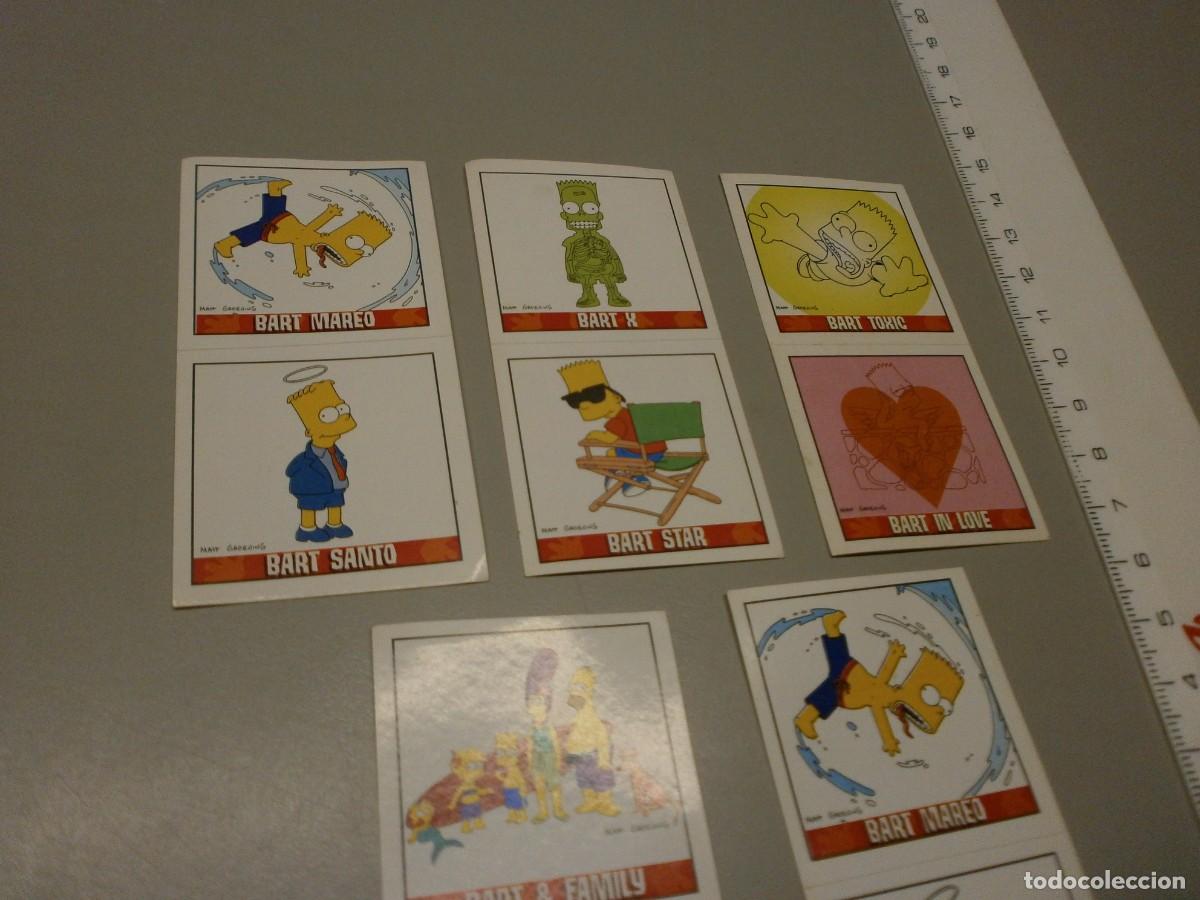 Coleccionismo cromos antiguos: lote de cromos matutano los simpson - Foto 2