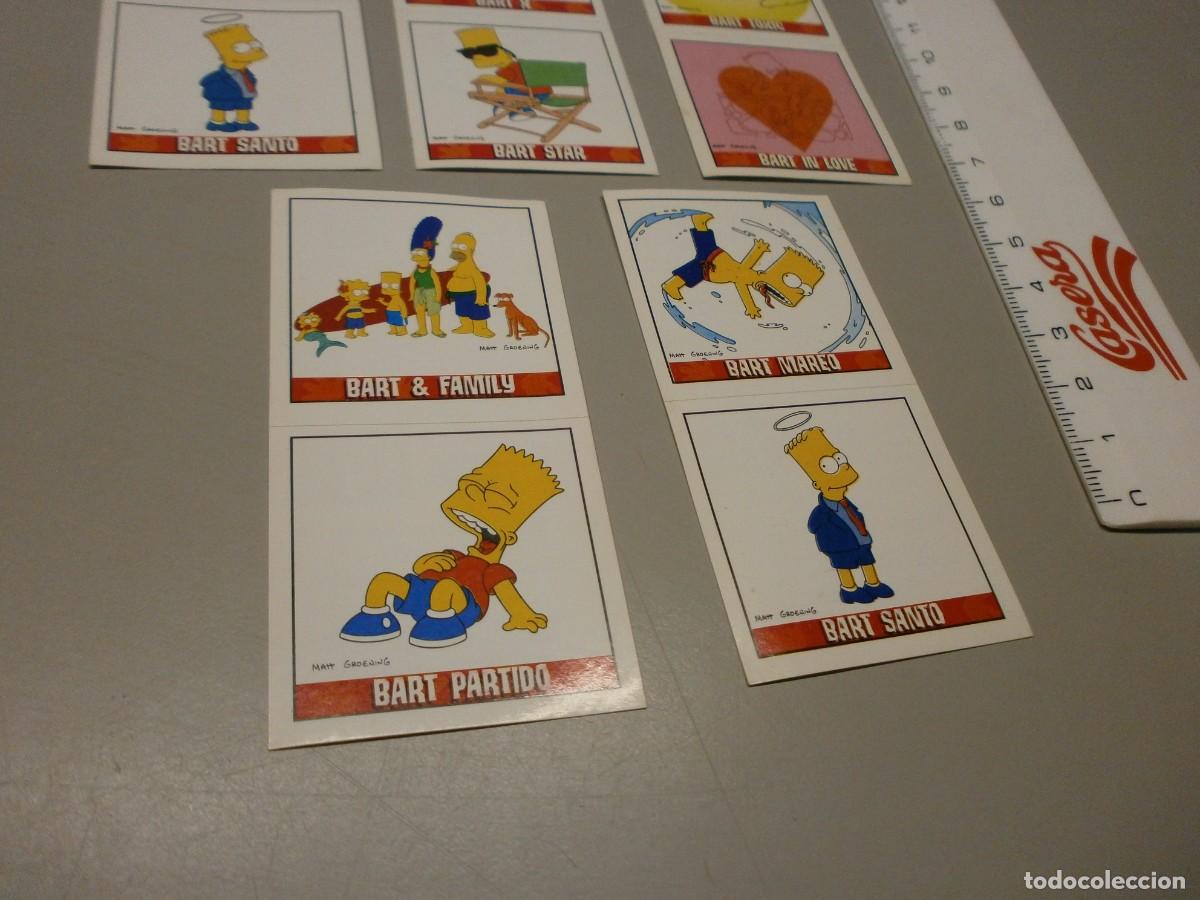 Coleccionismo cromos antiguos: lote de cromos matutano los simpson - Foto 3
