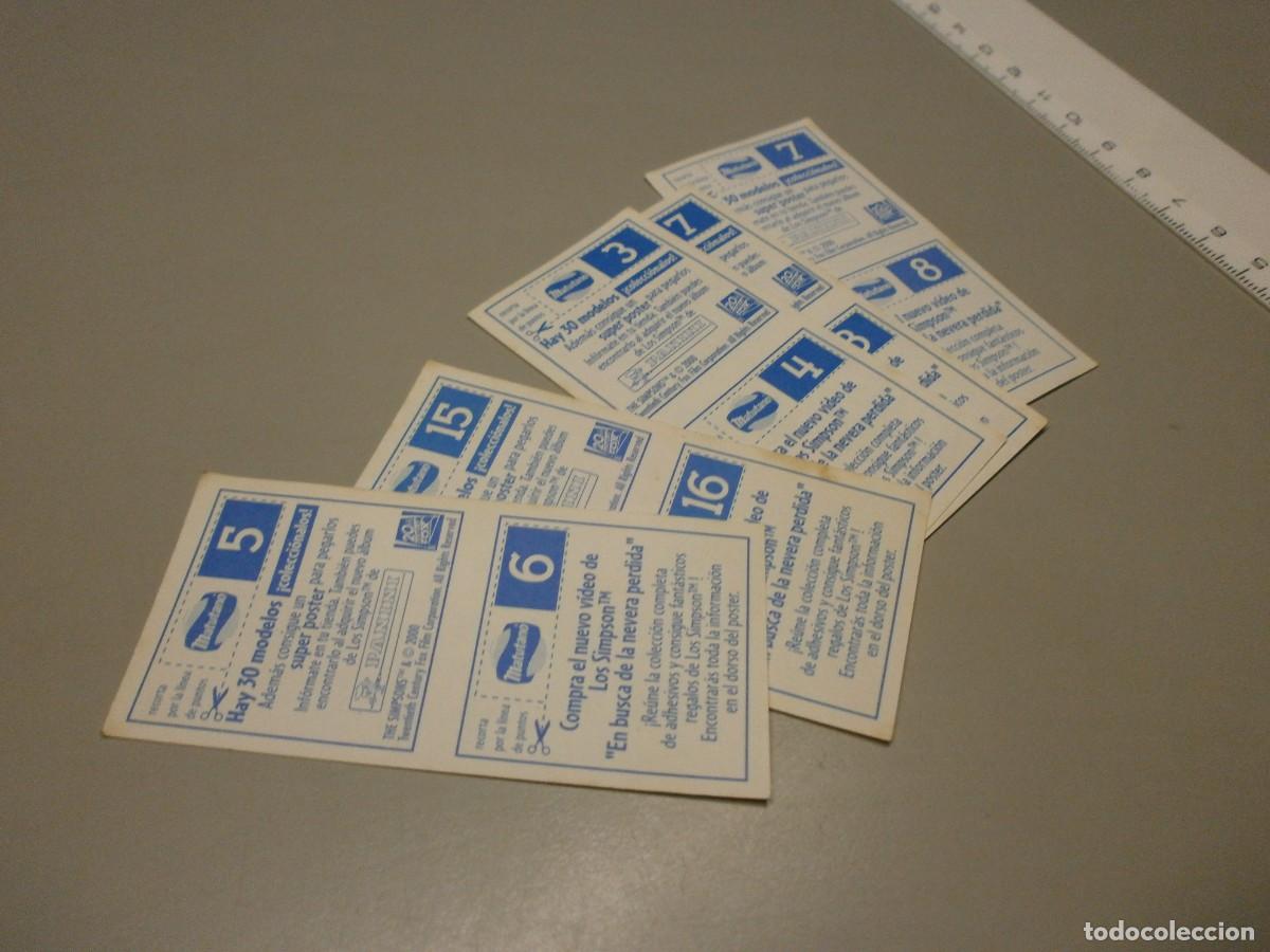 Coleccionismo cromos antiguos: lote de cromos matutano los simpson - Foto 4