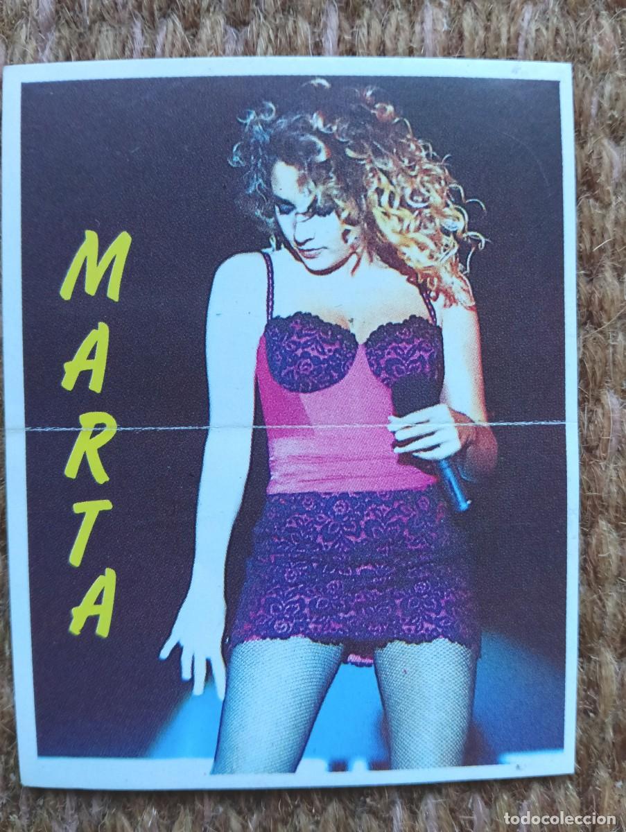Coleccionismo cromos antiguos: MARTA SANCHEZ - MATUTANO SONRICS - PEGATE A LAS ESTRELLAS DEL ROCK - Foto 1