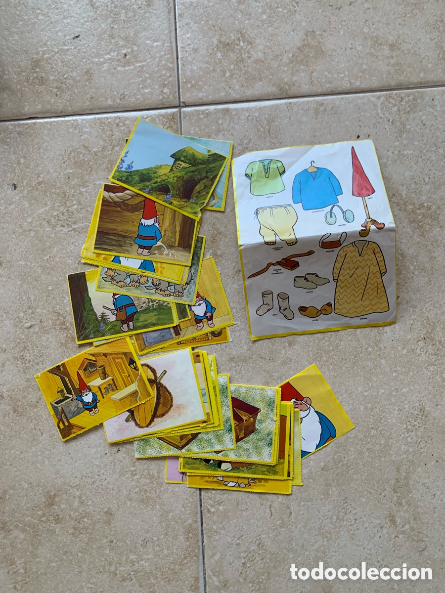Coleccionismo cromos antiguos: Cromos de David el Gnomo DANONE - Foto 1