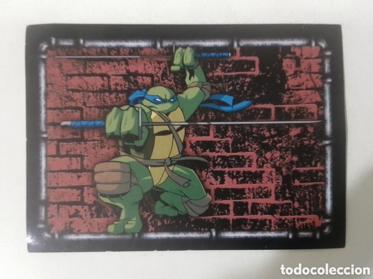 Coleccionismo Cromos antiguos: Panini Tortugas Ninja n&deg; 6.