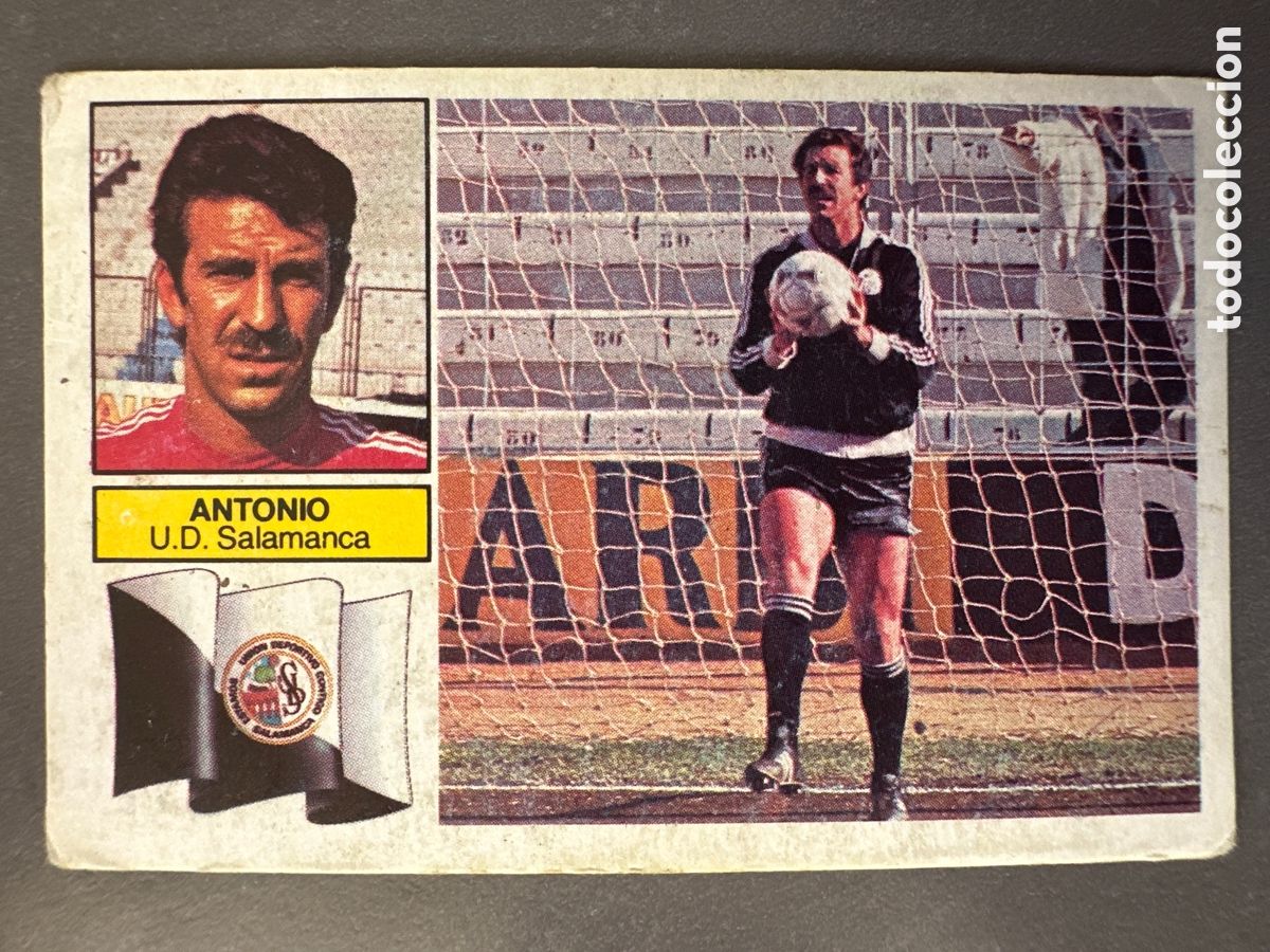 Coleccionismo Cromos antiguos: CROMO LIGA ESTE 82 83 ANTONIO SALAMANCA BAJA. NUNCA PEGADO SIN PEGAR