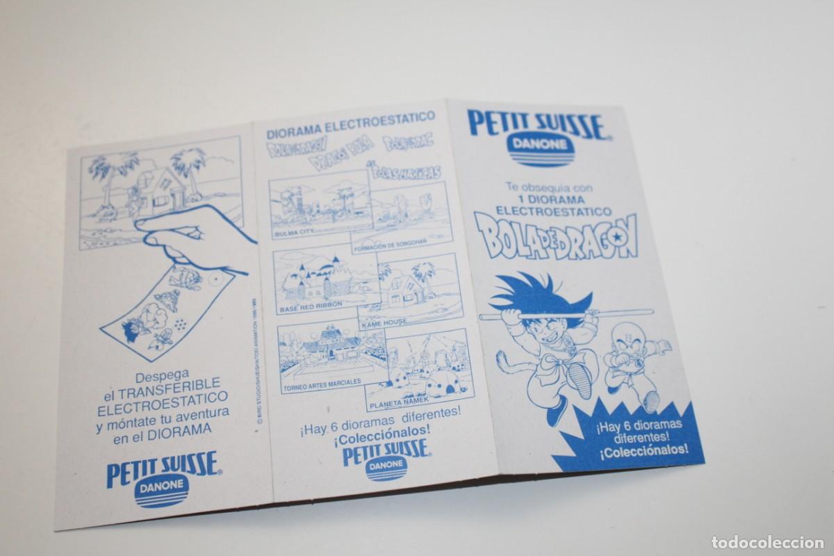 Coleccionismo cromos antiguos: DIORAMA DRAGON BALL DANONE 1986 - Foto 2