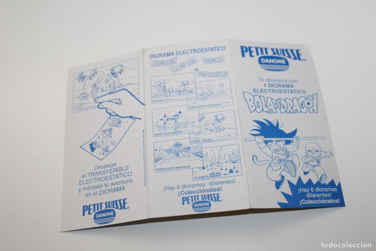 Coleccionismo cromos antiguos: DIORAMA DRAGON BALL DANONE 1986 - Foto 2