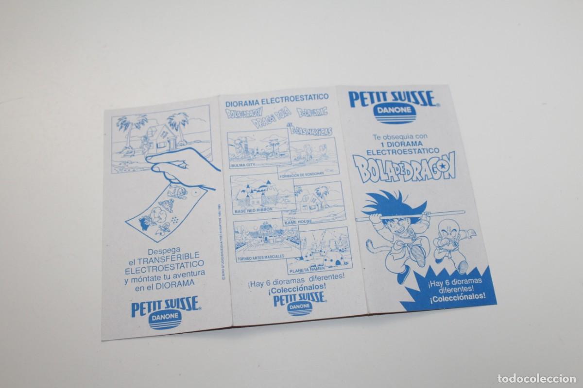 Coleccionismo cromos antiguos: DIORAMA DRAGON BALL DANONE 1986 - Foto 2
