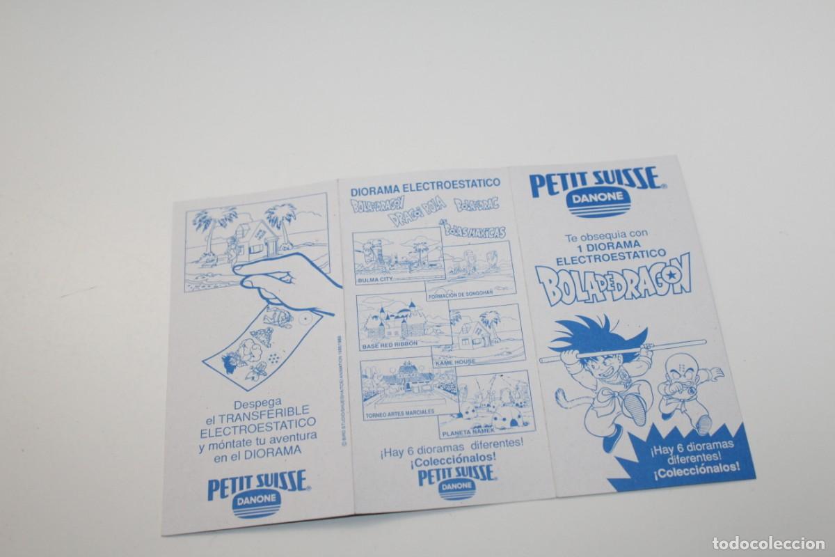 Coleccionismo cromos antiguos: DIORAMA DRAGON BALL DANONE 1986 - Foto 2