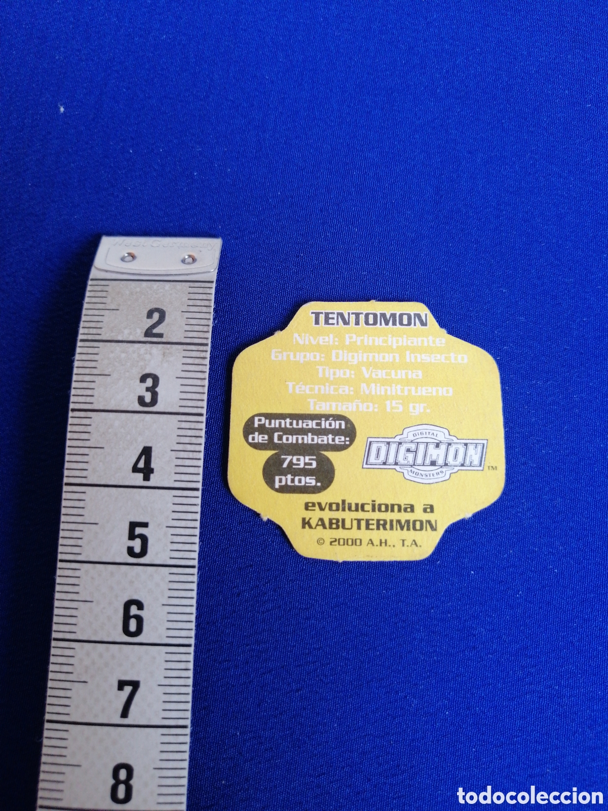 Coleccionismo cromos antiguos: DIGIMON -TAZO - IZZY - TENTOMON - Foto 2