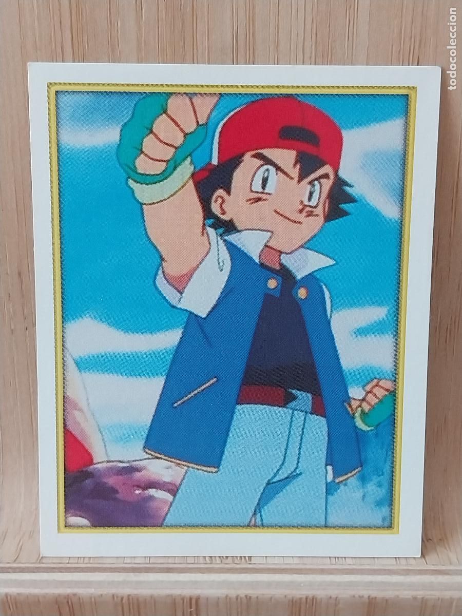 Coleccionismo Cromos antiguos: POKEMON NINTENDO A&Ntilde;O 2000 MERLIN CROMO S 1 SIN PEGAR NUNCA 6.7X5.6CM ASH