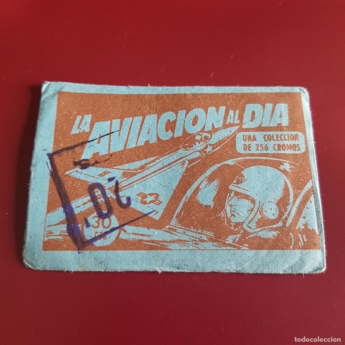 Colecionismo Cromos antigos: RUIZ ROMERO - LA AVIACION AL DIA - SOBRE DE CROMOS SIN ABRIR