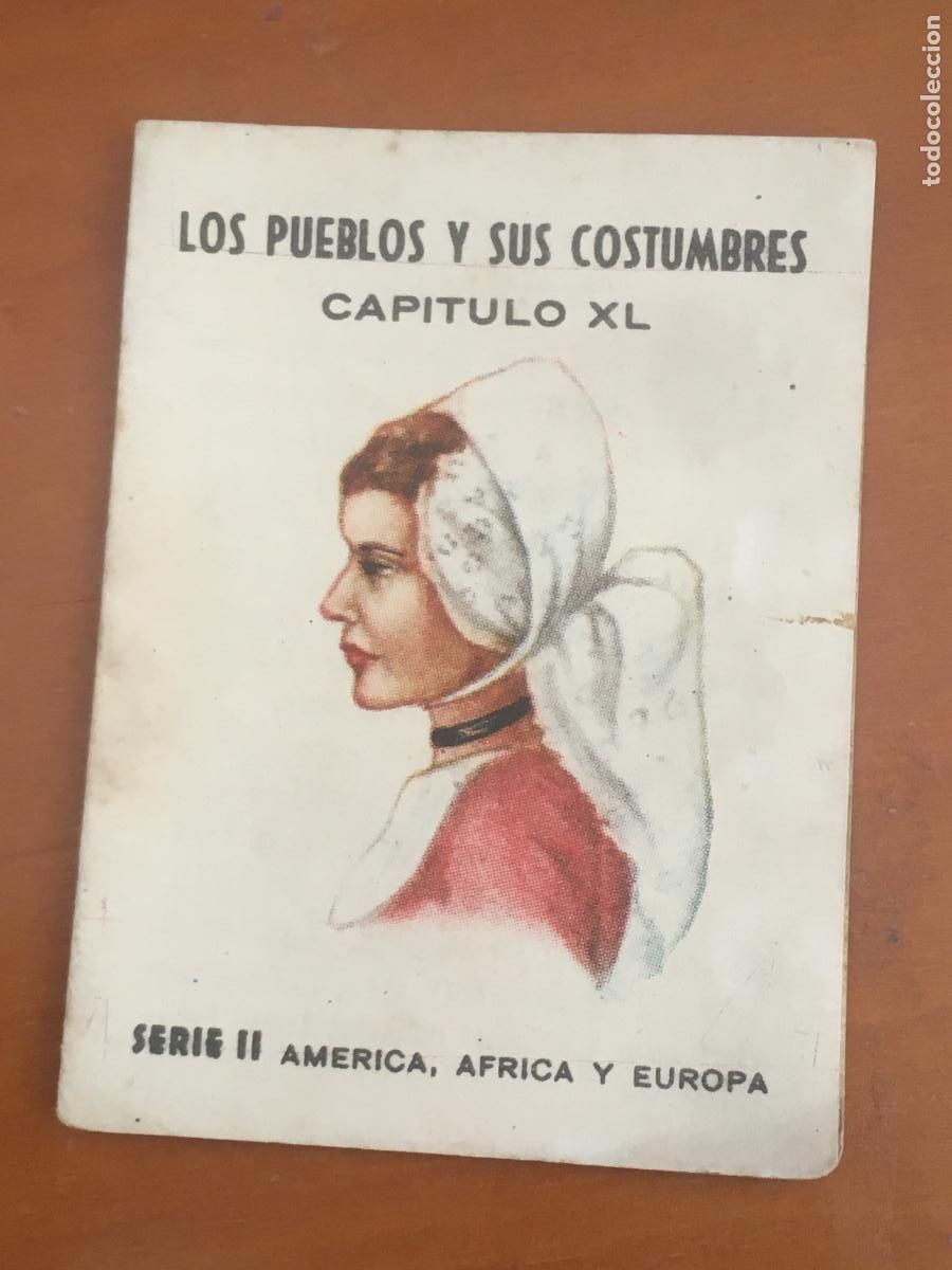 Coleccionismo Cromos antiguos: los pueblos y sus costumbres serie I origenes asia oceania cromo libro n&ordm; XL obsequio la mascota