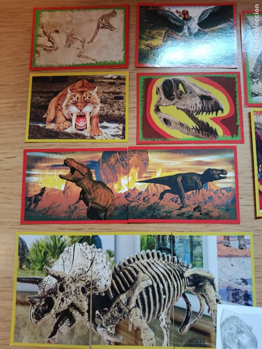 Coleccionismo cromos antiguos: LOTE DE 55 CROMOS DINOSAURIOS COMO YO - Foto 2