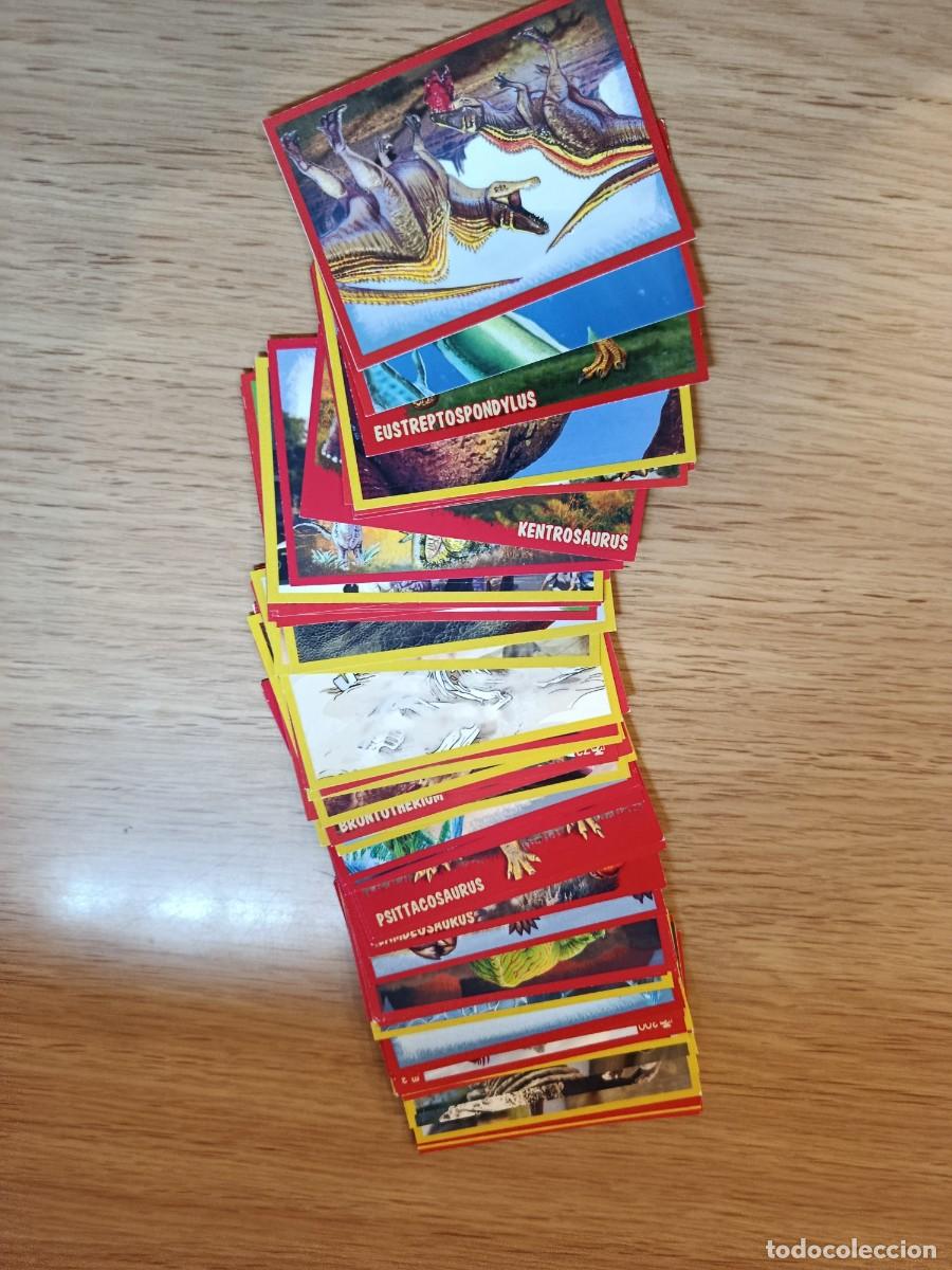 Coleccionismo cromos antiguos: LOTE DE 55 CROMOS DINOSAURIOS COMO YO - Foto 4